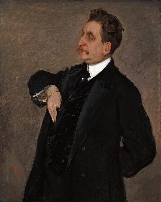 Portrait of V.O. Girshman, Valentin Serov