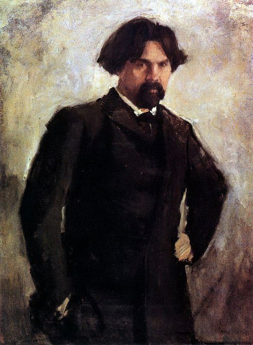 Portrait of the Artist VISurikov. End 1890, Valentin Serov