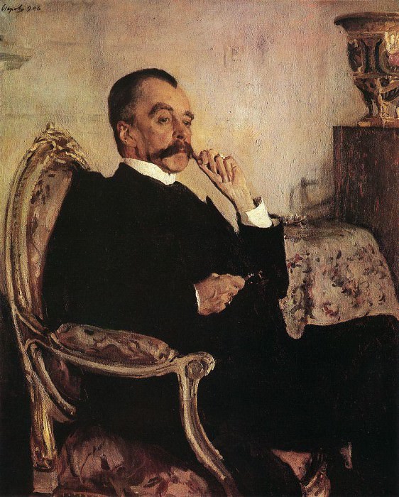 Portrait of Prince. Vladimir Golitsyn. 1906, Valentin Serov