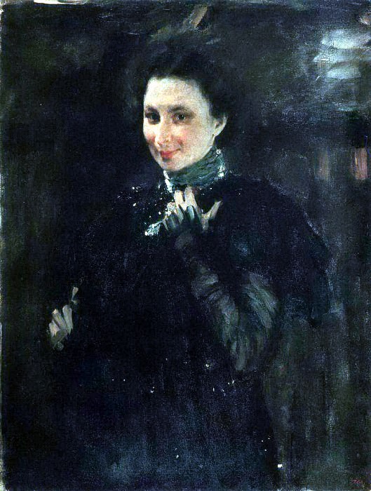 Портрет М. К. Олив. 1895, Валентин Александрович Серов