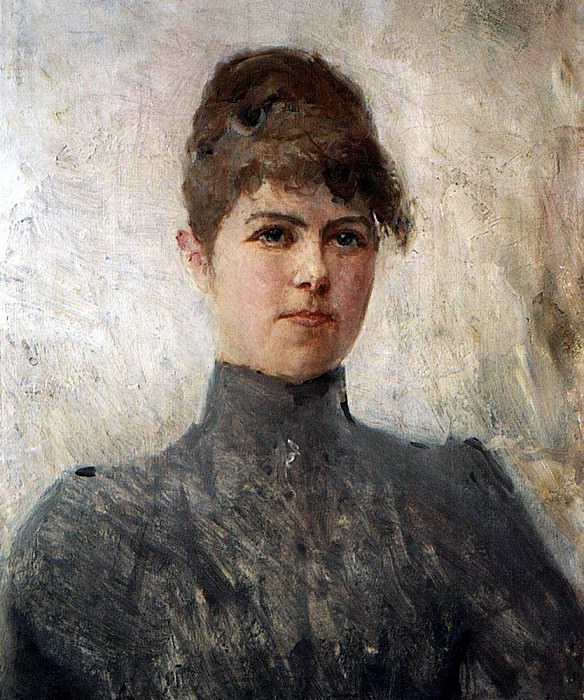 Portrait of the Actress Maria J. Van Zandt, in a marriage Cherinovoy. 1886, Valentin Serov
