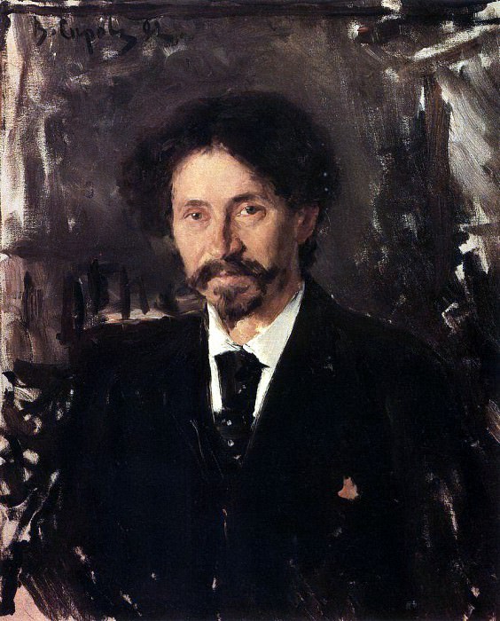 Портрет художника И. Е. Репина. 1892, Валентин Александрович Серов