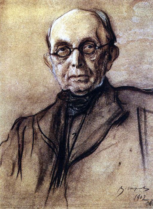 Portrait KP Pobedonostsev. 1,902, Valentin Serov