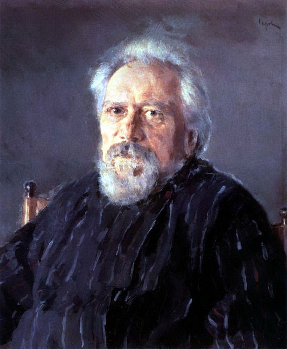 Портрет писателя Н. С. Лескова. 1894, Валентин Александрович Серов