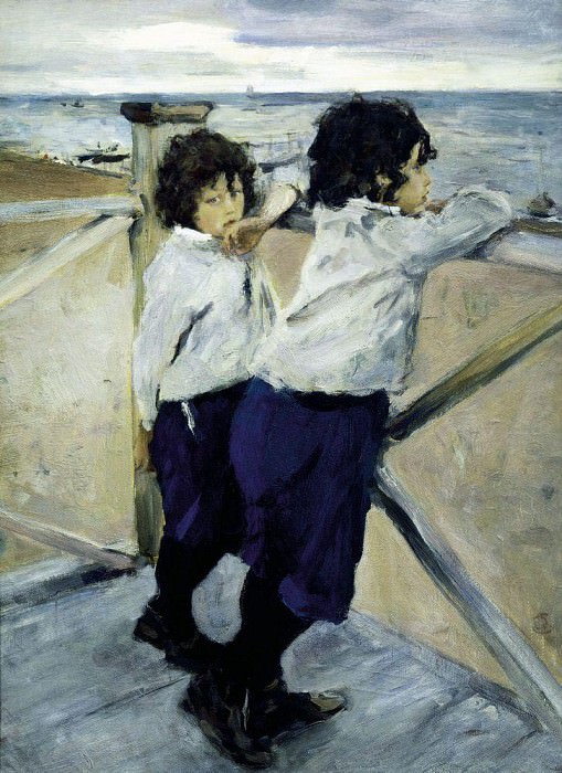 Children . 1899, Valentin Serov