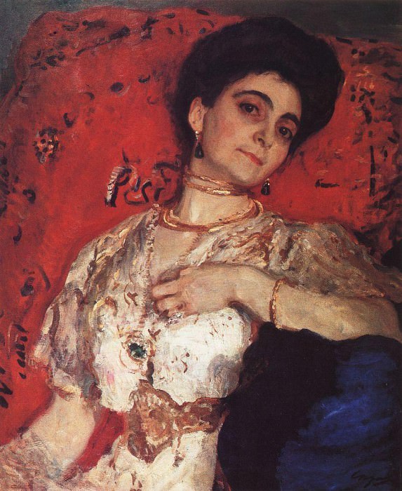 Portrait of Maria Akimova. 1908, Valentin Serov