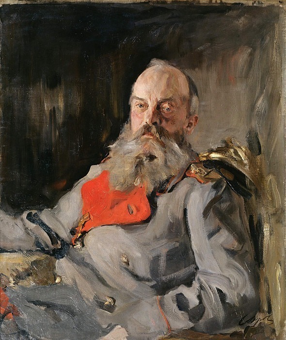 Portrait of the Grand Duke Mikhail Nikolaevich, Valentin Serov