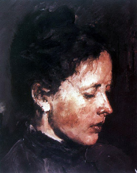 Портрет О. Ф. Серовой. 1889-1890, Валентин Александрович Серов