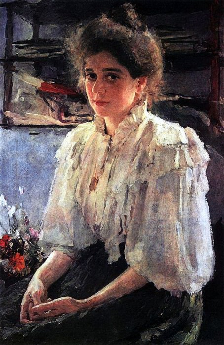 Portrait of J. Lvova. 1895, Valentin Serov