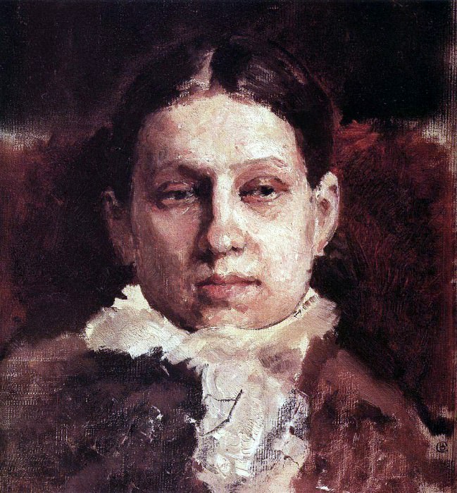 Портрет В. А. Репиной. 1881, Валентин Александрович Серов
