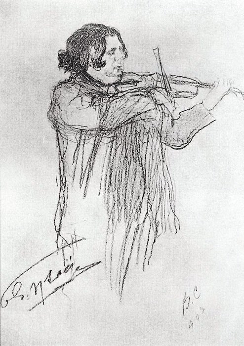 Eugene Ysaye. 1903, Valentin Serov