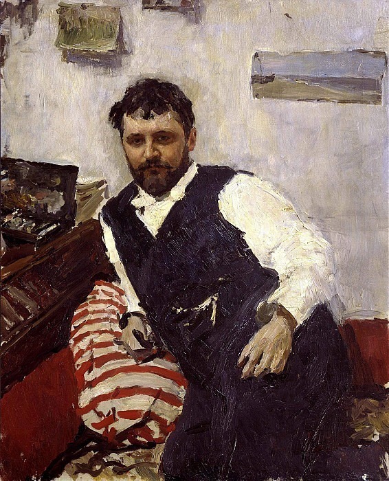 Portrait of the artist K.A. Korovin, Valentin Serov