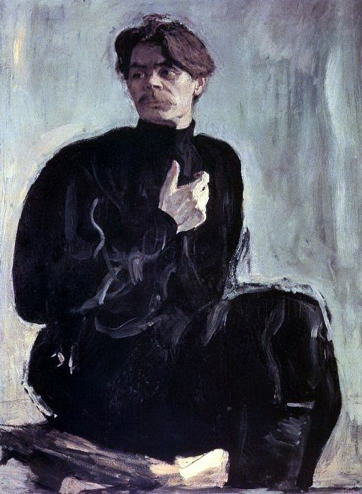 Портрет писателя А. М. Горького. 1905, Валентин Александрович Серов