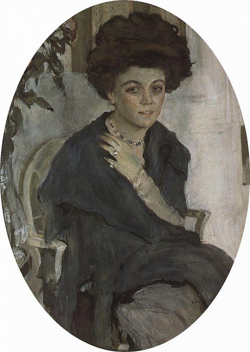 Портрет Е. П. Олив. 1909, Валентин Александрович Серов