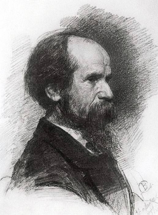 Portrait of Pavel Chistyakov. 1881, Valentin Serov