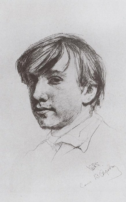 Self-portrait. 1881, Valentin Serov