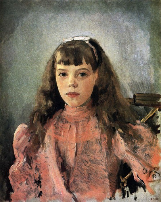 Portrait conducted. Duchess Olga Alexandrovna. 1893, Valentin Serov