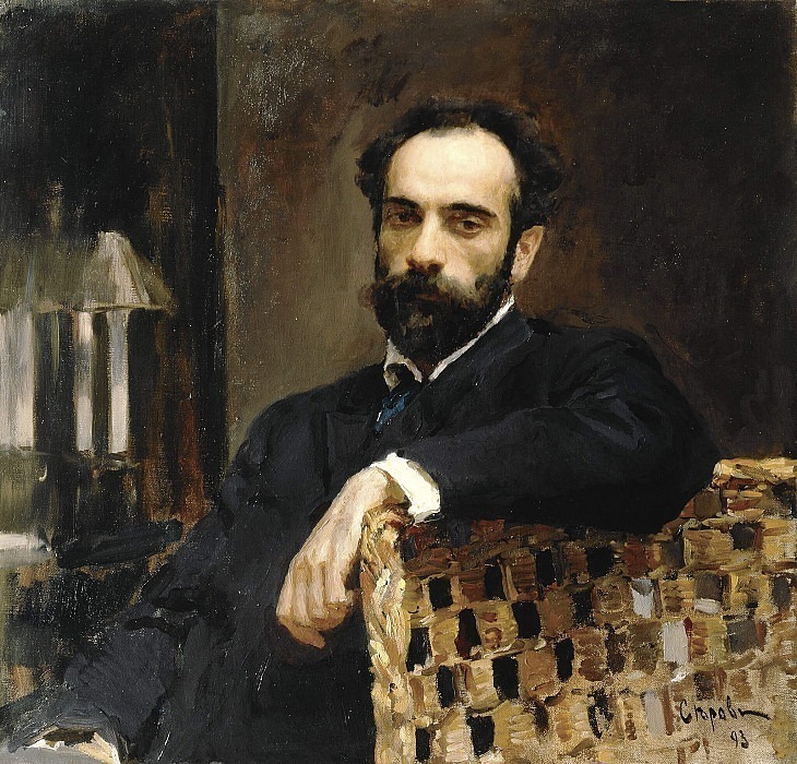 Portrait of the artist I.I. Levitan, Valentin Serov