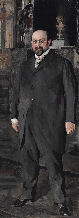 Portrait of Mikhail Abramovich Morozov, Valentin Serov
