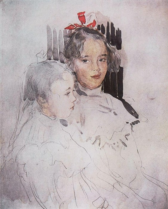 Портрет детей С. С. Боткина. 1900, Валентин Александрович Серов