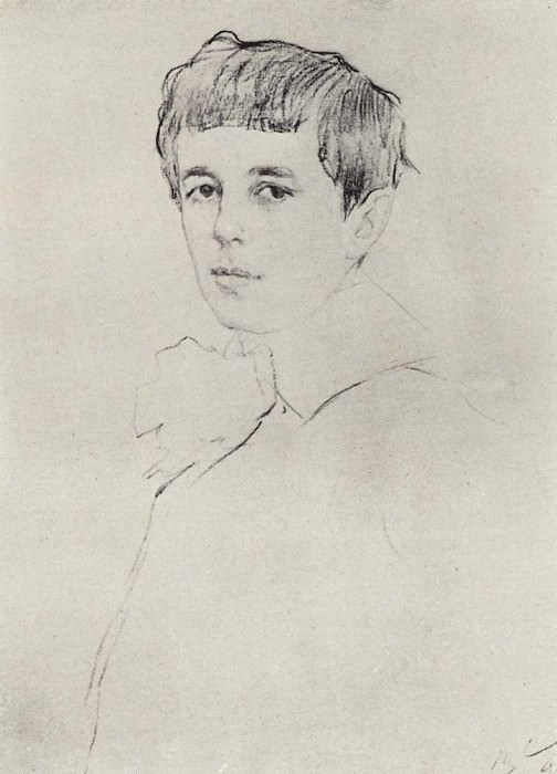Portrait Yuri Morozov. 1905, Valentin Serov