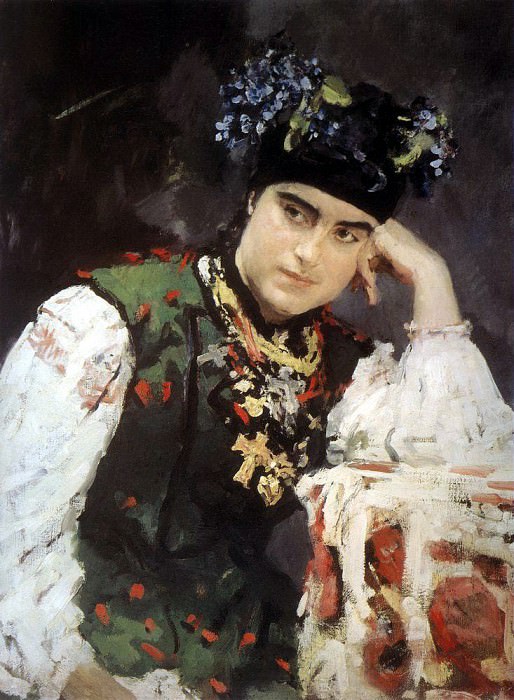 Портрет С. М. Драгомировой. 1889, Валентин Александрович Серов