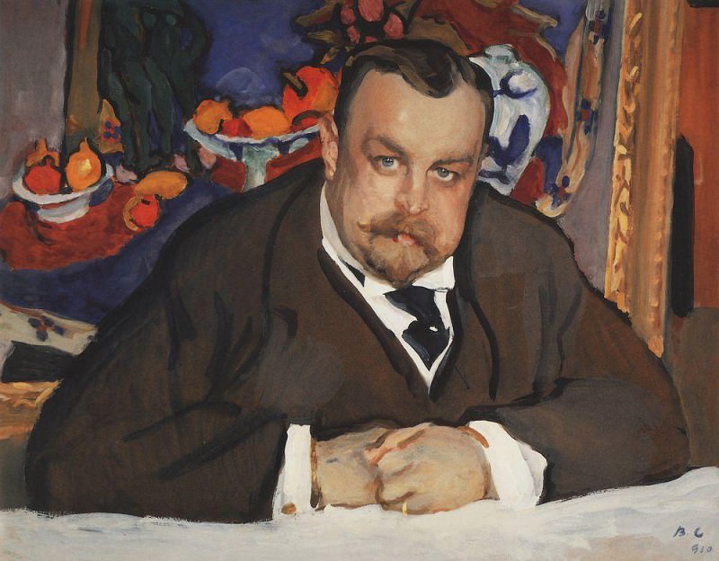 Портрет И. А. Морозова. 1910, Валентин Александрович Серов