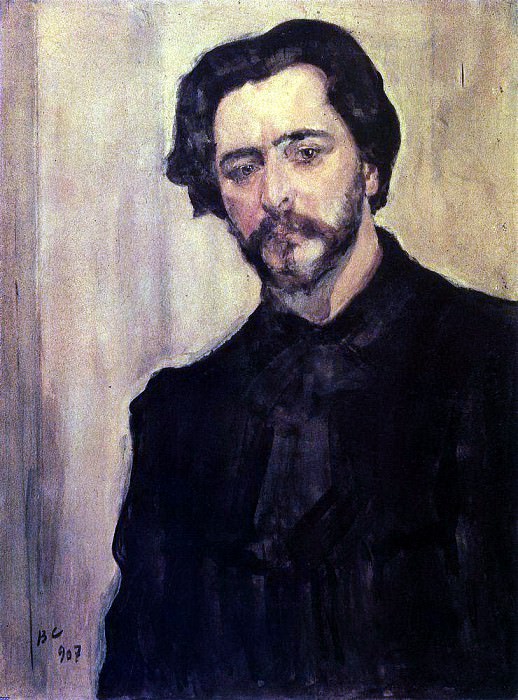 Портрет писателя Л. Н. Андреева. 1907, Валентин Александрович Серов