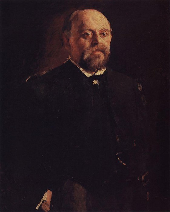 Portrait of S. Mamontov. 1887, Valentin Serov