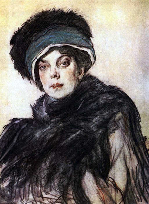 Portrait of Prince. Olga Orlova. 1911, Valentin Serov