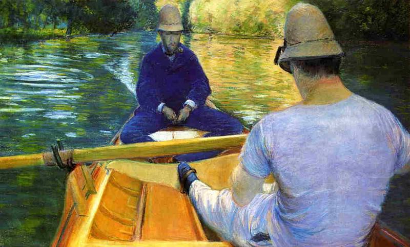 Boaters on the Yerres, Gustave Caillebotte