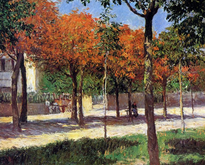 Square in Argenteuil, Gustave Caillebotte