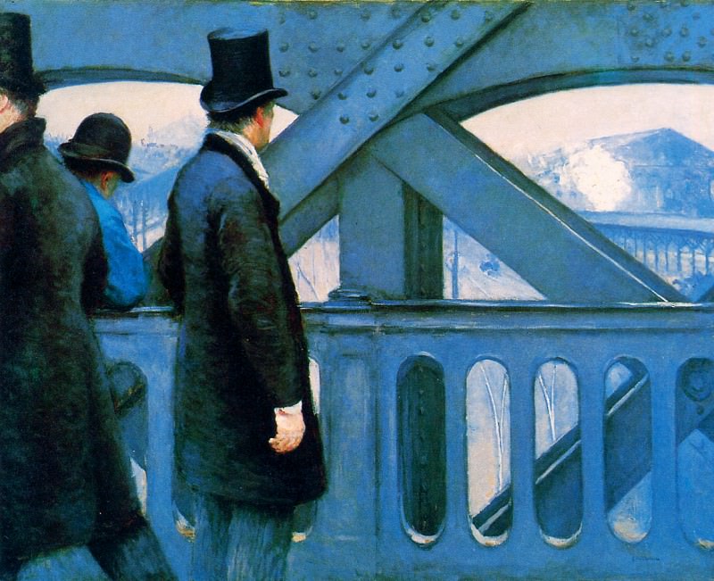The Europa bridge, Gustave Caillebotte