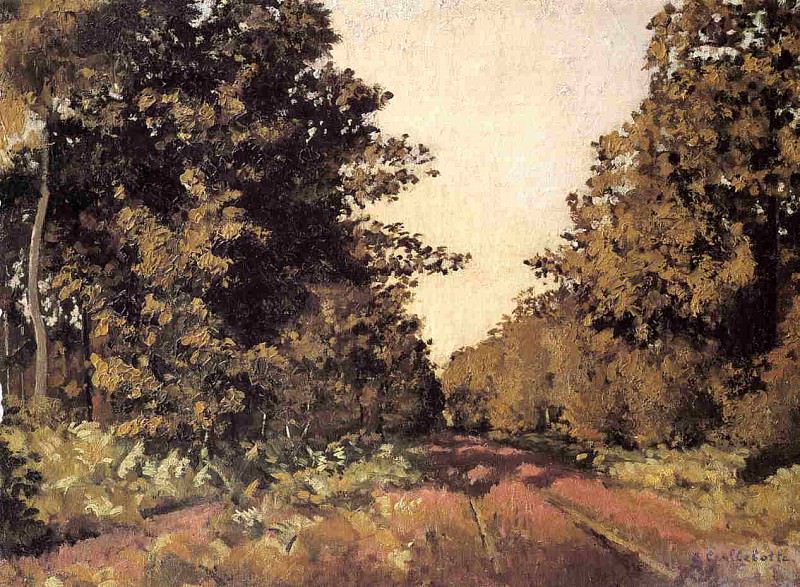 Yerres, Woods at la Grange, Path of the Great Ha-Ha, Gustave Caillebotte
