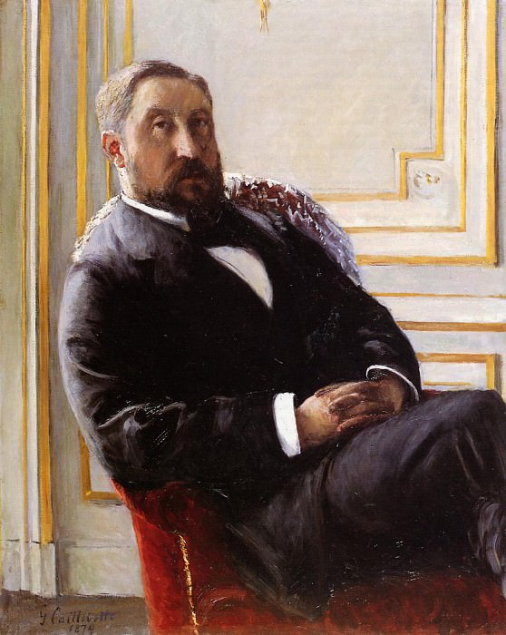 Portrait of Jules Richemont, Gustave Caillebotte