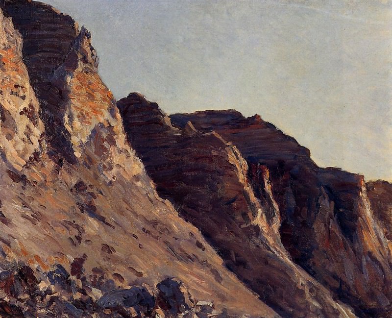 Cliff at Villers sur Mer, Gustave Caillebotte