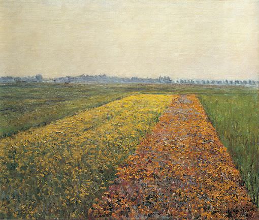 The Yellow Fields at Gennevilliers, Gustave Caillebotte