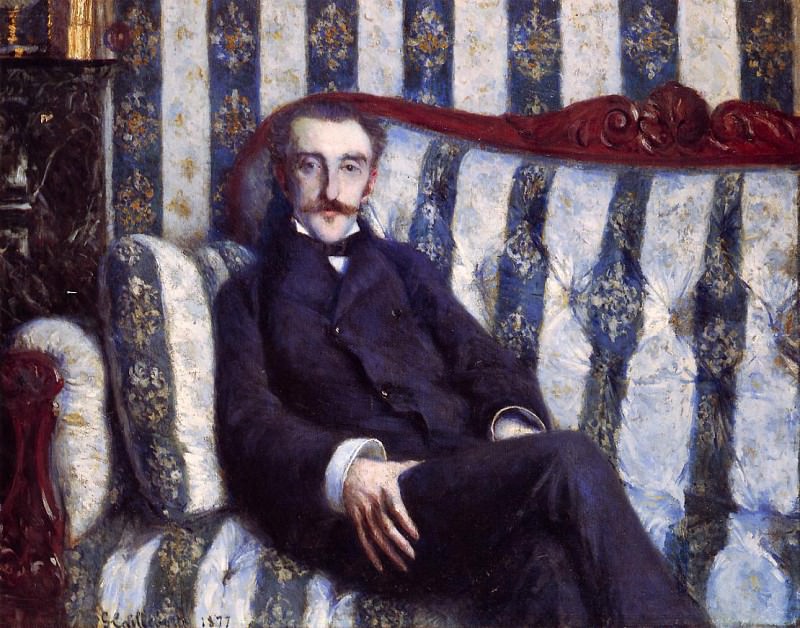 Portrait of a Man, Gustave Caillebotte