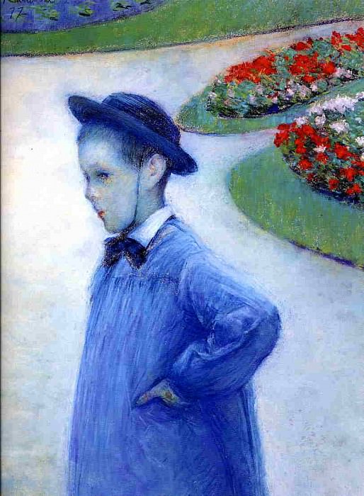 Camille Daurelle in the Park at Yerres, Gustave Caillebotte