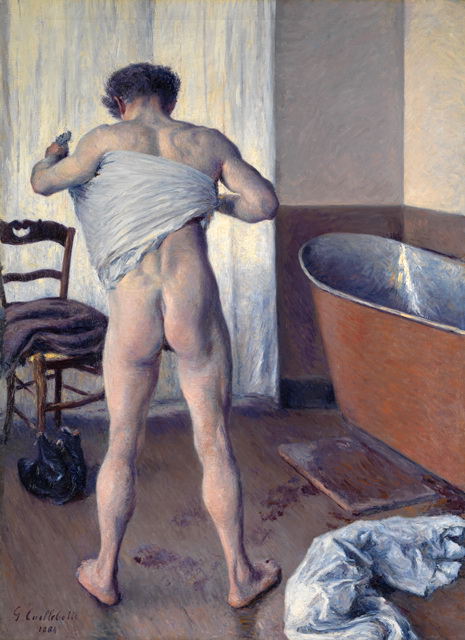 Man at His Bath, Gustave Caillebotte