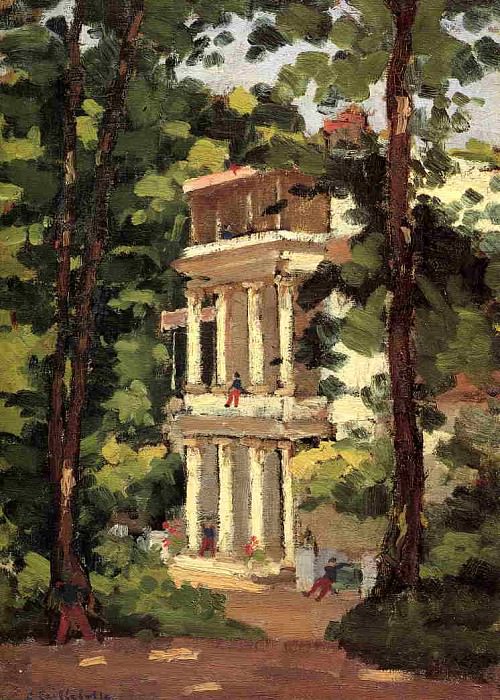 Yerres, Colonnade of the Casin, Gustave Caillebotte
