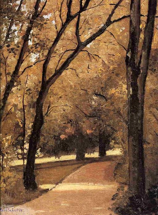 Yerres, Path Through the Old Growth Woods in the Park, Gustave Caillebotte
