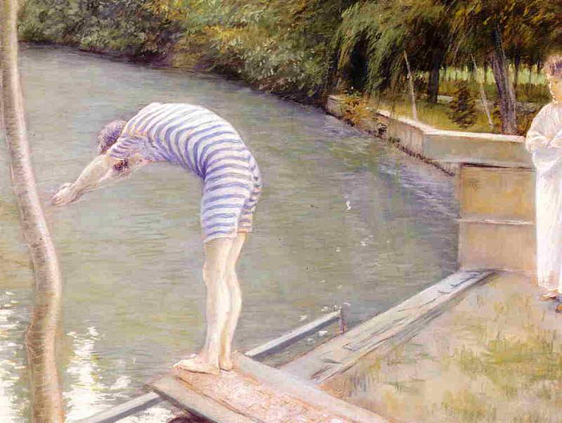 Bathers, Banks of the Yerres, Gustave Caillebotte