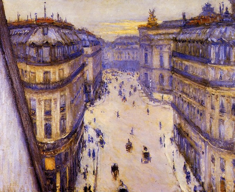 Rue Halevy Seen from the Sixth Floor, Gustave Caillebotte