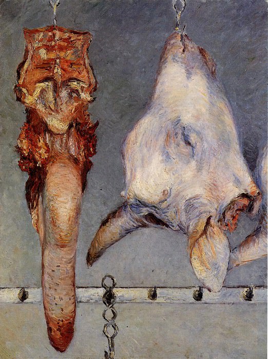 Calfs Head and Ox Tongue, Gustave Caillebotte