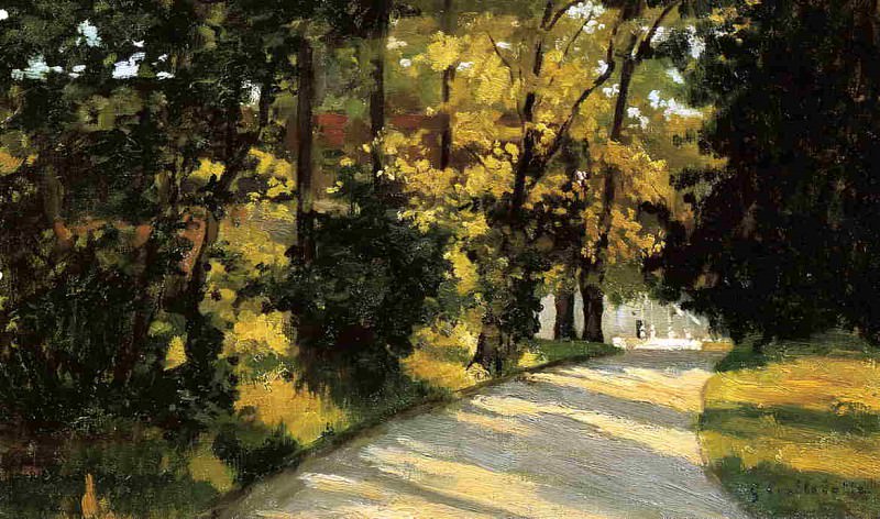 Yerres, Path Through the Woods in the Park, Gustave Caillebotte
