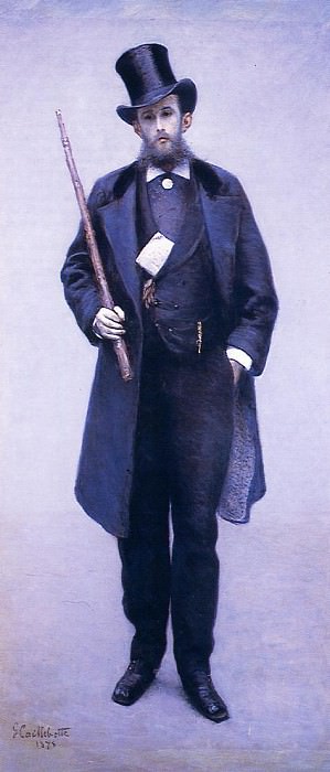 Portrait of Paul Hugot, Gustave Caillebotte