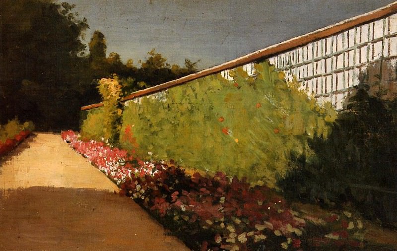 The Wall of the Kitchen Garden, Yerres, Gustave Caillebotte