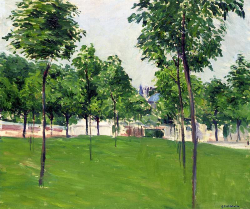 Promenade at Argenteuil, Gustave Caillebotte