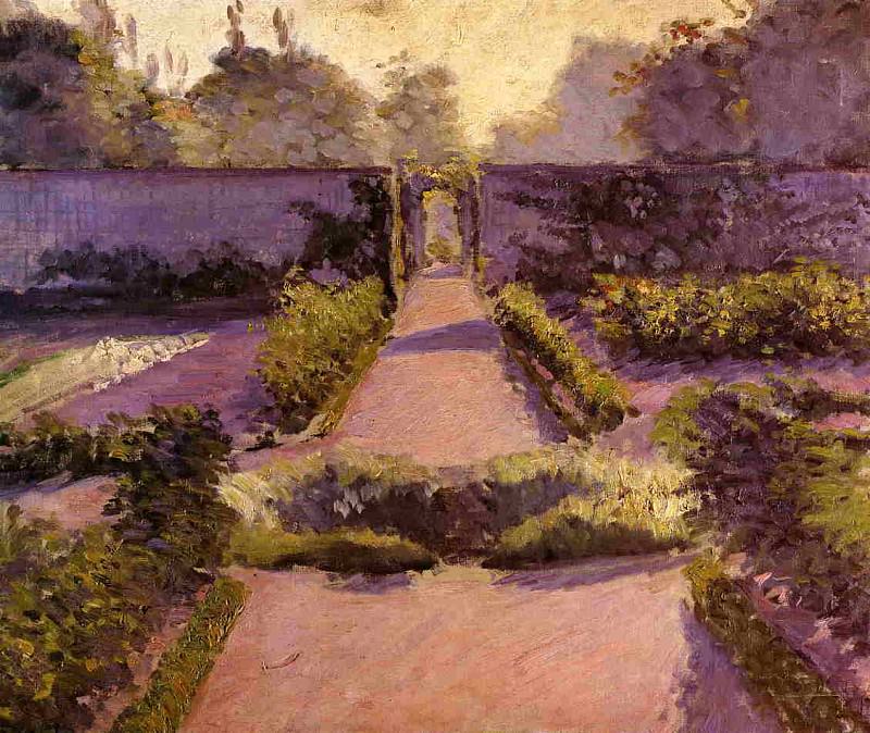 The Kitchen Garden, Yerres, Gustave Caillebotte